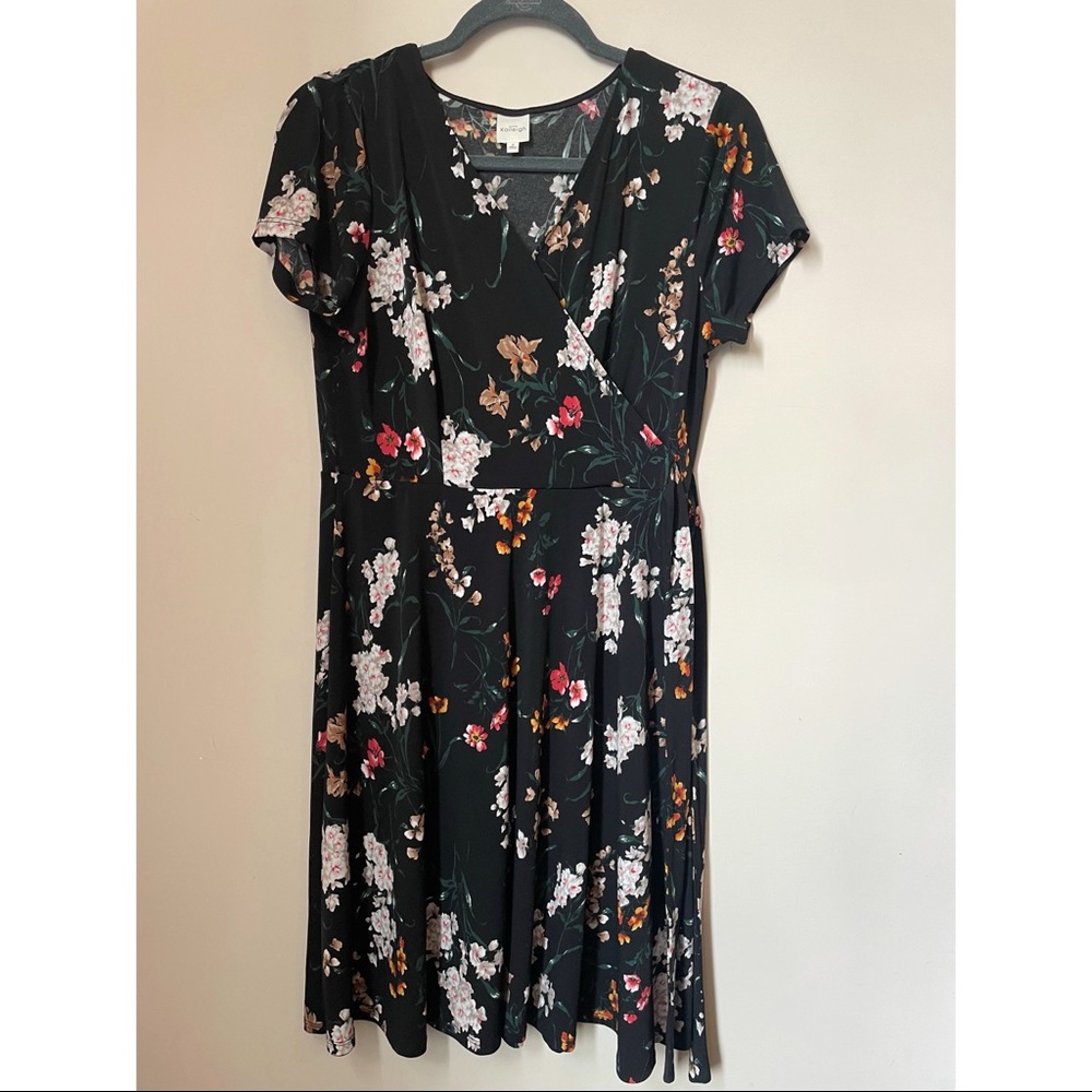 Kaileigh faux wrap dress